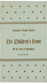 Selected  records from the Children’s Home of Winnipeg fonds
